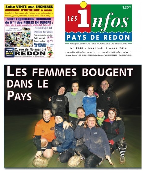 Les filles dans les Infos du Pays de redon