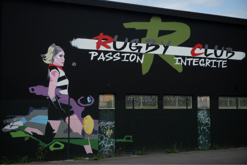 Fresque rugby fÃ©minin Jeff Grafik