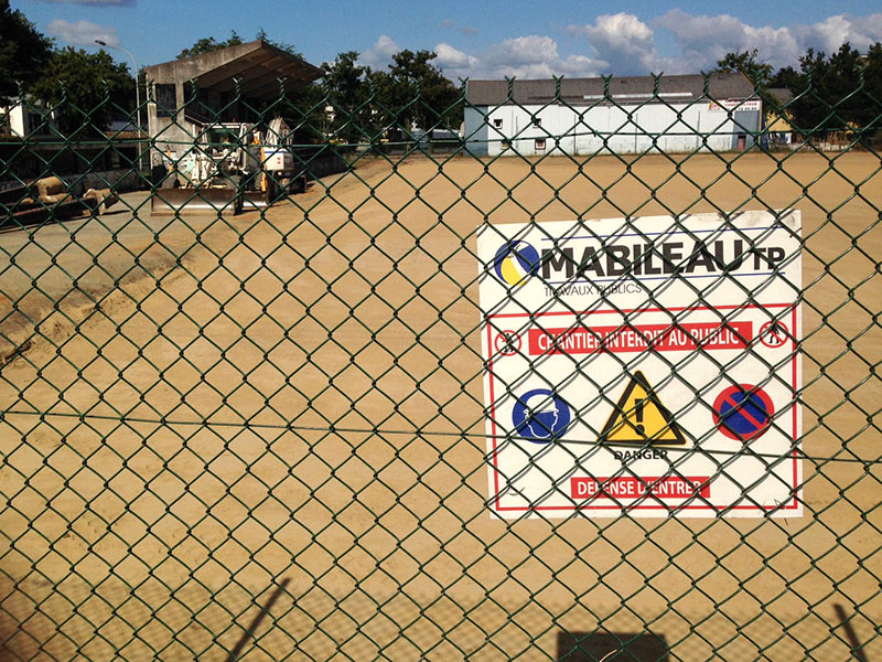 Travaux au stade du Patis