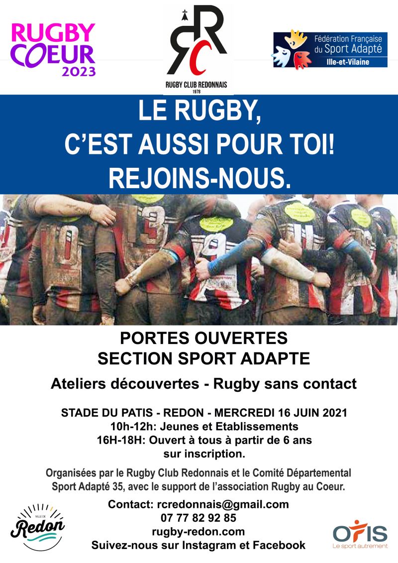 Affiche portes ouvertes sport adaptÃ©