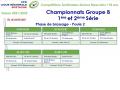 Calendrier senior 2021/2022