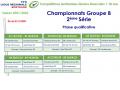 Calendrier 2Ã¨me sÃ©rie 2021-2022